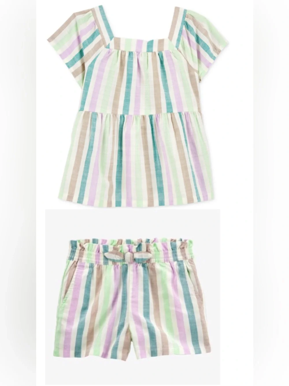 Carter's Toddler 2 PC outfits for Toddlers Shorts and Shirt Set